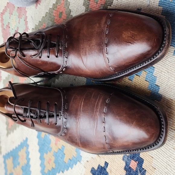 Ermenegildo Zegna Shoes Size 8 Brown - Picture 1 of 5